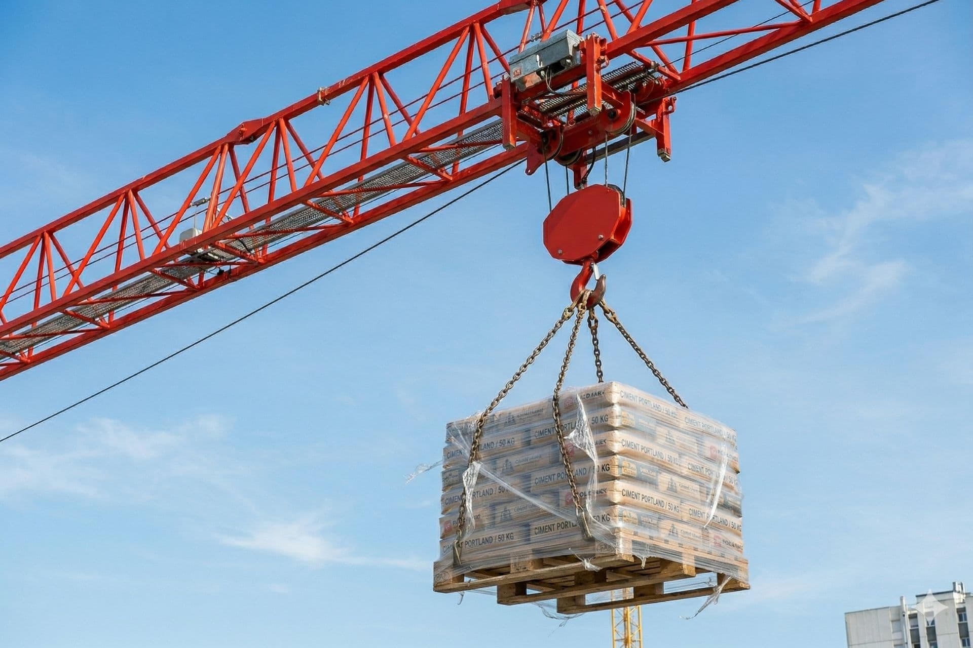 Grue à tour Potain MDT178 — flèche 50 m - miniature 3